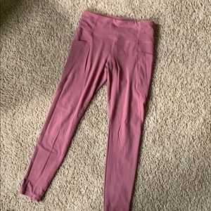 Pink Athleta Yoga Pant